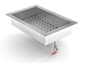 Gemahlenes Eis Behälter Einbau 1/1 GN für Gastronomie und Gewerbe