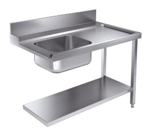 Zulauftisch Grundboden 1200 rechts für Gastronomie und Gewerbe