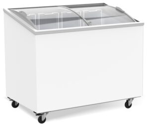 Tiefkühltruhe mit Glasdeckel 297 l für Gastronomie und Gewerbe