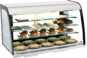Einbau Neutral Vitrine 155 l offen für Gastronomie und Gewerbe