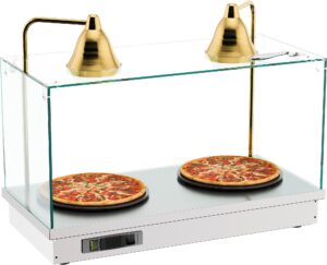 Einbauheizplatte mit 2 Wärmelampen für Gastronomie und Gewerbe