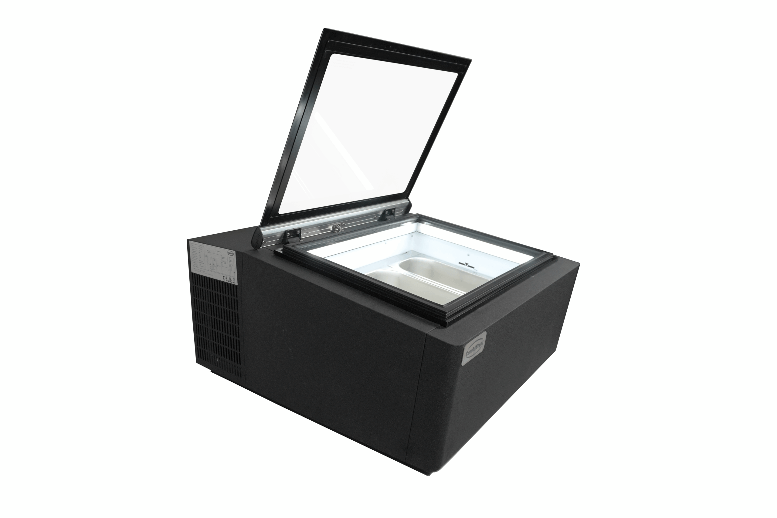 LED-Beleuchtung und kundenseitiger Öffnung für Eis und Desserts.