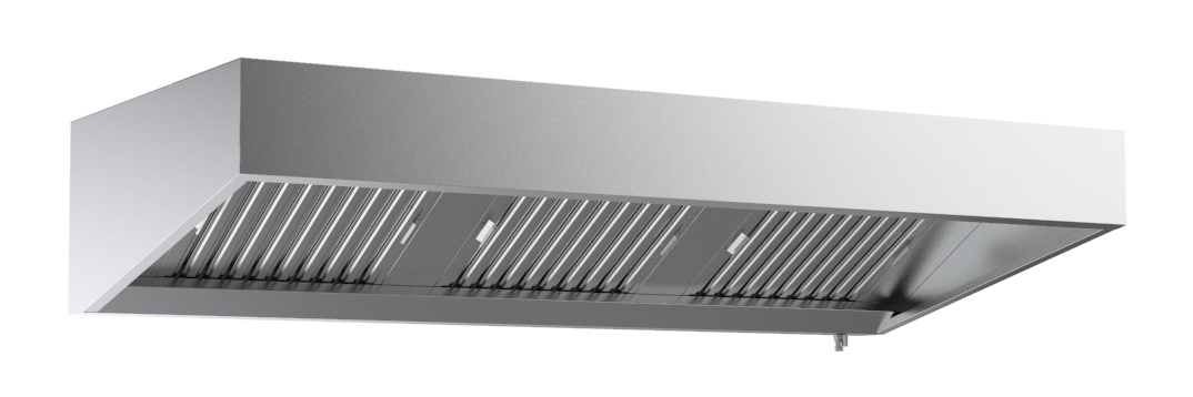 Wandhaube 1200 x 950 mm für Gastronomie und Gewerbe