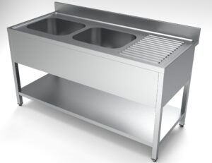 edelstahl spültisch für Gastronomie und Gewerbe