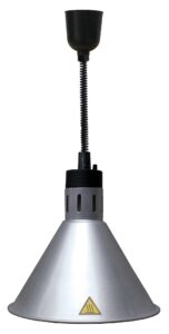 CS Wärmelampe CH-02 Silber für Gastronomie und Gewerbe