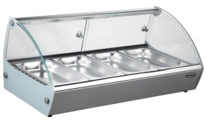 Wärmevitrine 4 x 1/3 GN für Gastronomie und Gewerbe