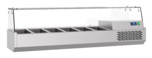 gekühlte Aufsatzvitrine 6x 1/3 GN für Gastronomie und Gewerbe