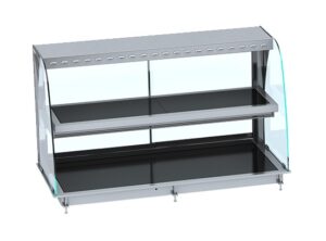 Einbauwärmevitrine Keramik für Gastronomie und Gewerbe