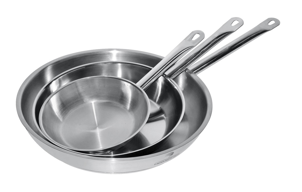 Bratpfanne Edelstahl für Gastronomie und Gewerbe