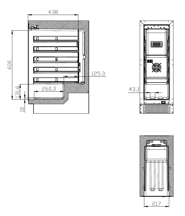 Weinkühlschrank 50L Single Zone