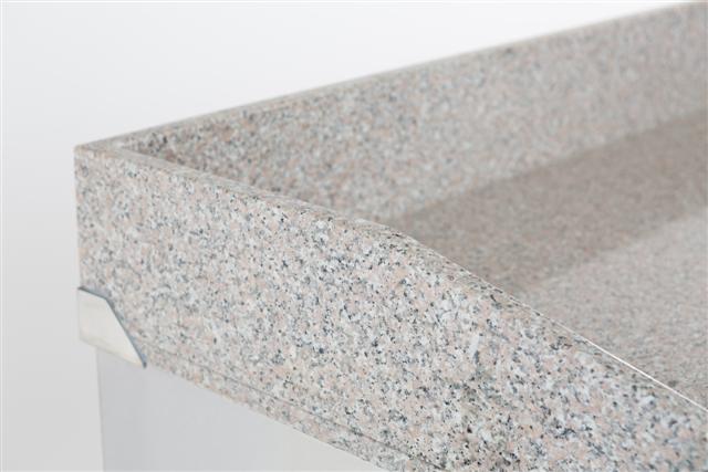 Pizzatisch 3 Türen mit Granitplatte