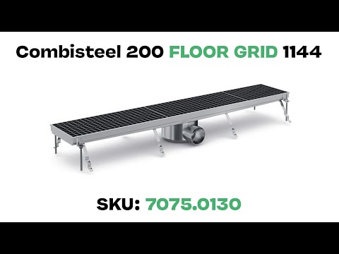 Bodenablauf 1144 x 200 mm aus Edelstahl AISI 304 – Bild 10