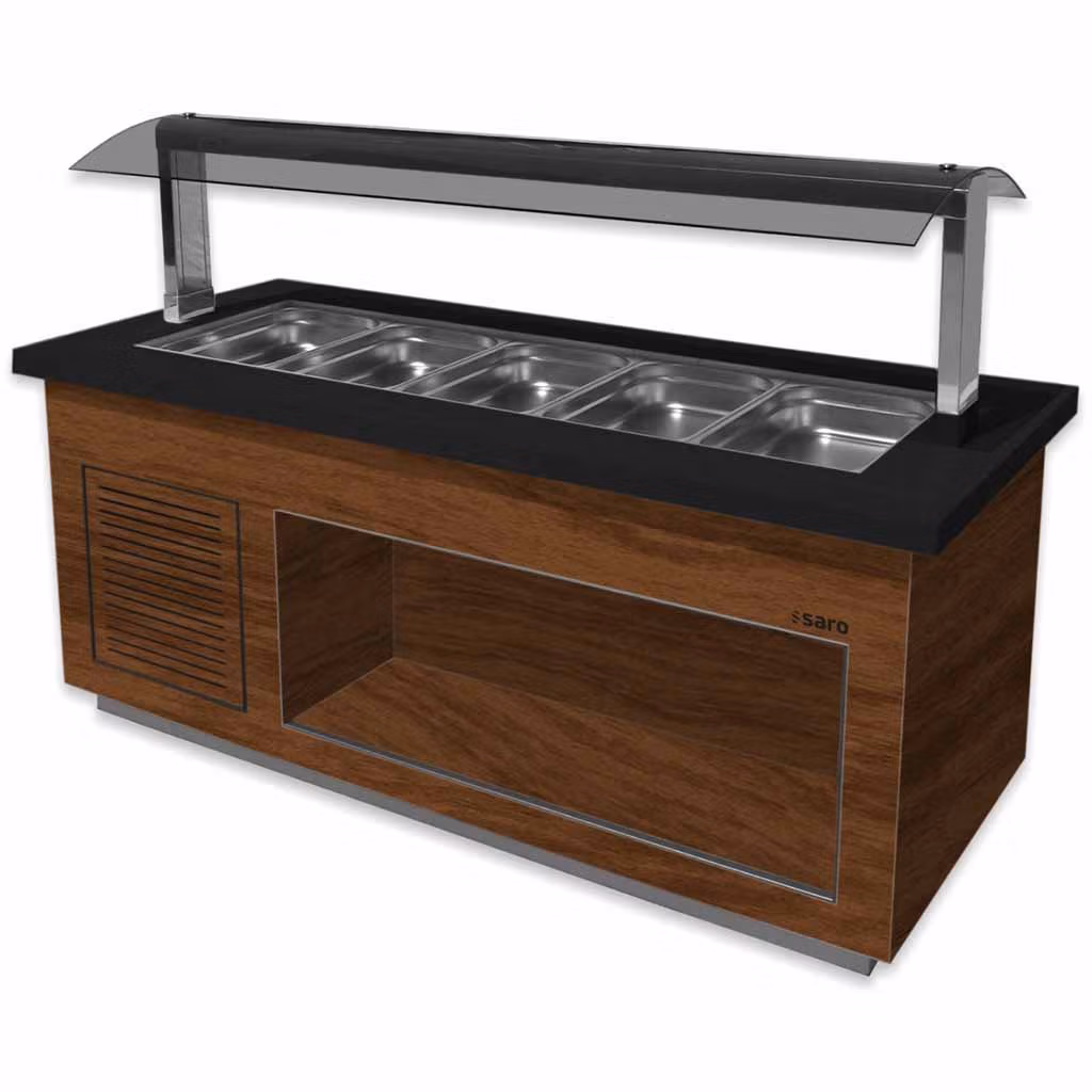 SARO Salatbar Premium Line SB-K230 braun/schwarz