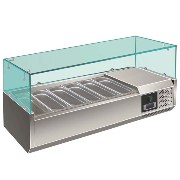 SARO Aufsatzkühlvitrine Modell EVRX 1400/380