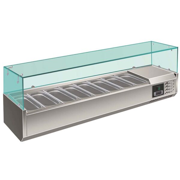 SARO Aufsatzkühlvitrine Modell EVRX 1800/380