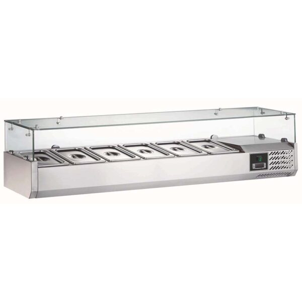 SARO Aufsatzkühlvitrine Modell EVRX 1600/380