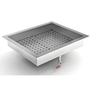 GEMAHLENES EIS BEHÄLTER EINBAU 2/1 GN