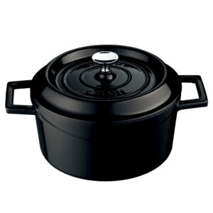 LAVA GUSSEISEN CASSEROLE Ø32 SCHWARZ