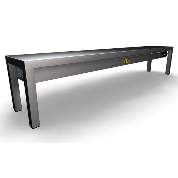 AUFSATZBORD KERAMISCH BEHEIZT 1 STUFIG 1800 5 HEATERS OF 250W
