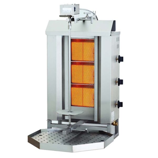 GYROS GRILL GAS MOTORPOSITION OBEN 3 HEIZZONEN