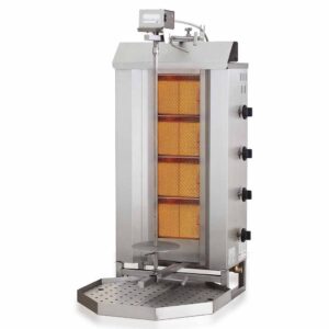 GYROS GRILL GAS MOTORPOSITION OBEN 4 HEIZZONEN