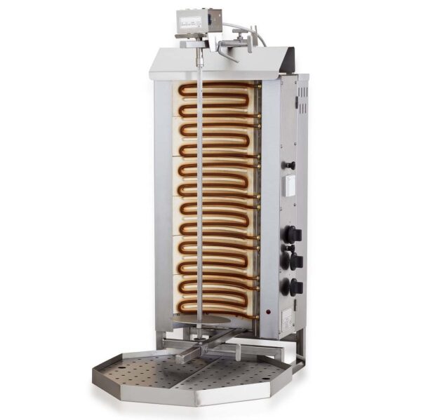 GYROS GRILL ELEKTRO MOTORPOSITION OBEN 6 HEIZZONEN