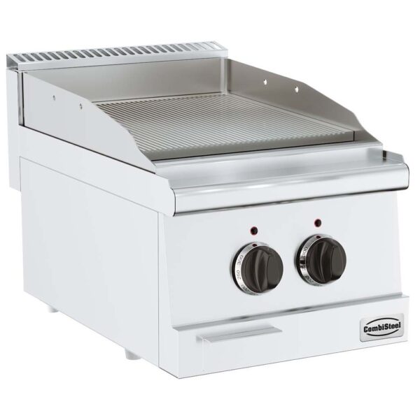 BASE 600 EL. GRILLPLATTE GERILLT