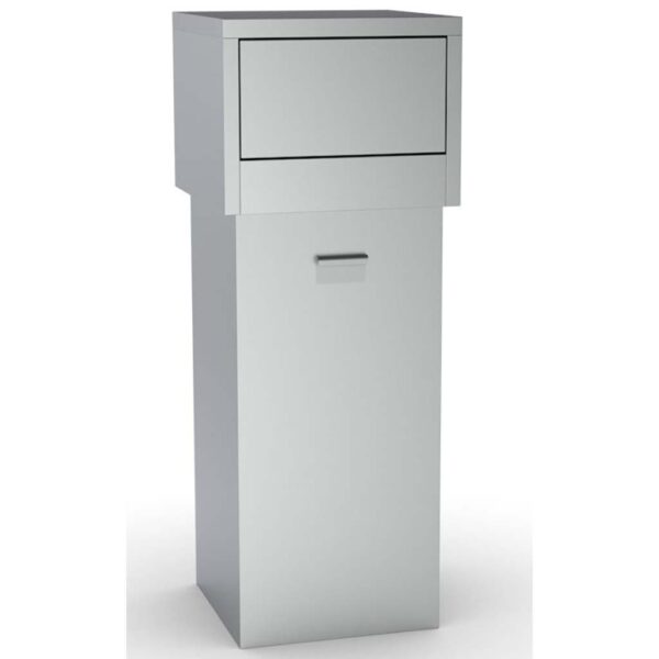 EDELSTAHL MÜLLEIMER 80L