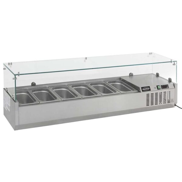 AUFSATZVITRINE 1/3 GN x 4