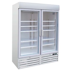 TIEFKÜHLSCHRANK 2 GLASTÜREN