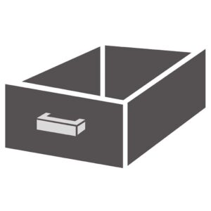 SCHUBLADENREIHE 1 SCHUBE FÜR TISCH 700