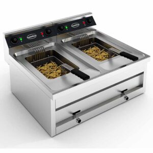 ELEKTRO TISCHFRITTEUSE 2X12L 2X9KW