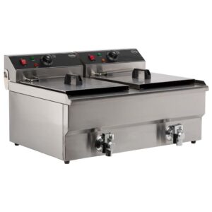 ELEKTRO TISCHFRITTEUSE 2X10 L