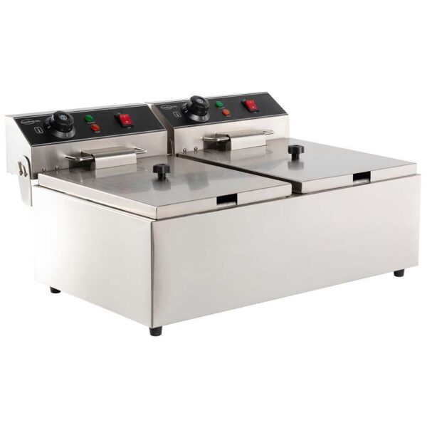 ELEKTRO TISCHFRITTEUSE 2X6 L