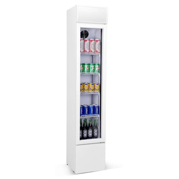 KÜHLSCHRANK GLASTÜR SCHMALL