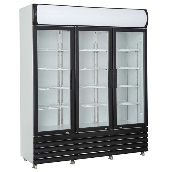 KÜHLSCHRANK 3 GLASTÜREN