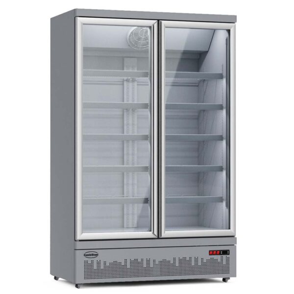 KÜHLSCHRANK 2 GLASTÜREN JDE-1000R
