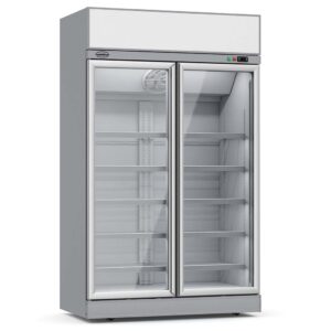 TIEFKÜHLSCHRANK 2 GLASTÜREN INS-1000F