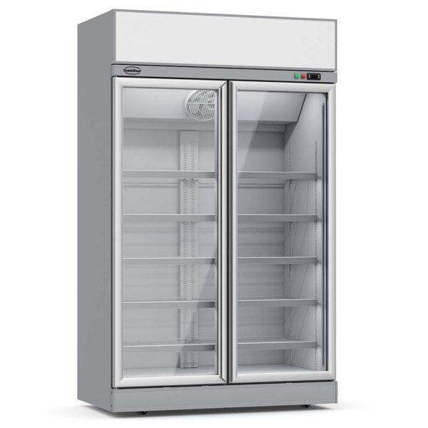KÜHLSCHRANK 2 GLASTÜREN INS-1000R