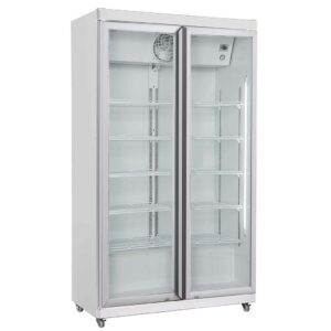 KÜHLSCHRANK 2 GLASTÜREN AVL-785R