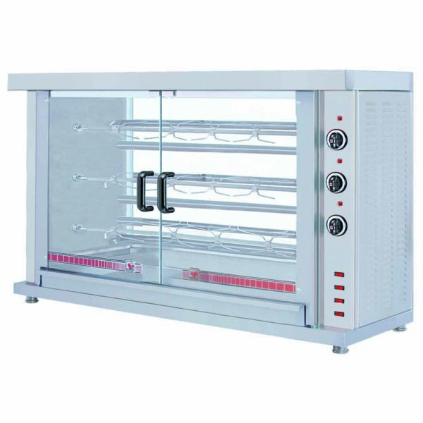 HÄHNCHENGRILL ELEKTRO 3 SPIEßEN