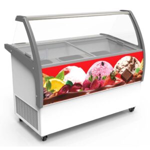 SPEISEISVITRINE CURACAO 10X5 LTR