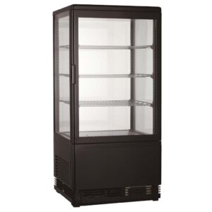 KÜHLVITRINE 68L SCHWARZ