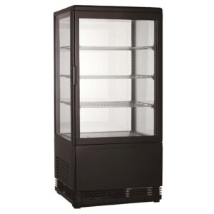 KÜHLVITRINE 78L SCHWARZ