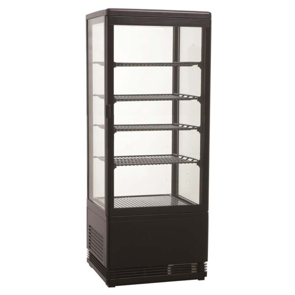 KÜHLVITRINE 98L SCHWARZ