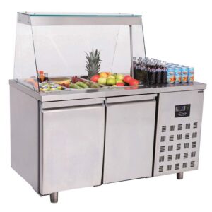 SALADETTE 2 TÜREN 3x 1/1GN BEHÄLTER