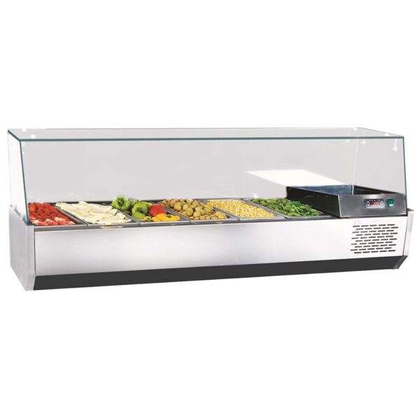 AUFSATZVITRINE 6X 1/3 GN