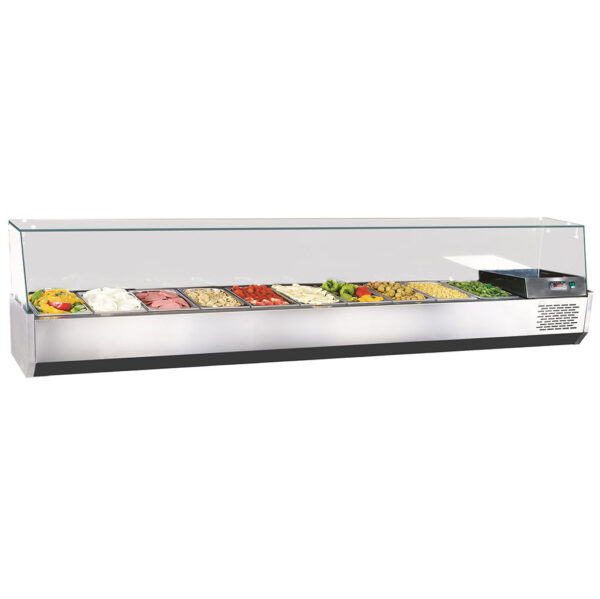 AUFSATZVITRINE 10X 1/3 GN