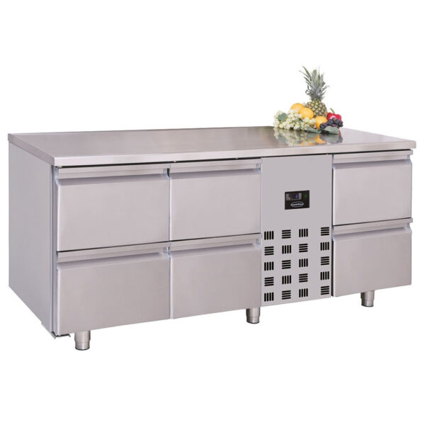 700 KÜHLTISCH 6 SCHUBLADEN MONOBLOCK