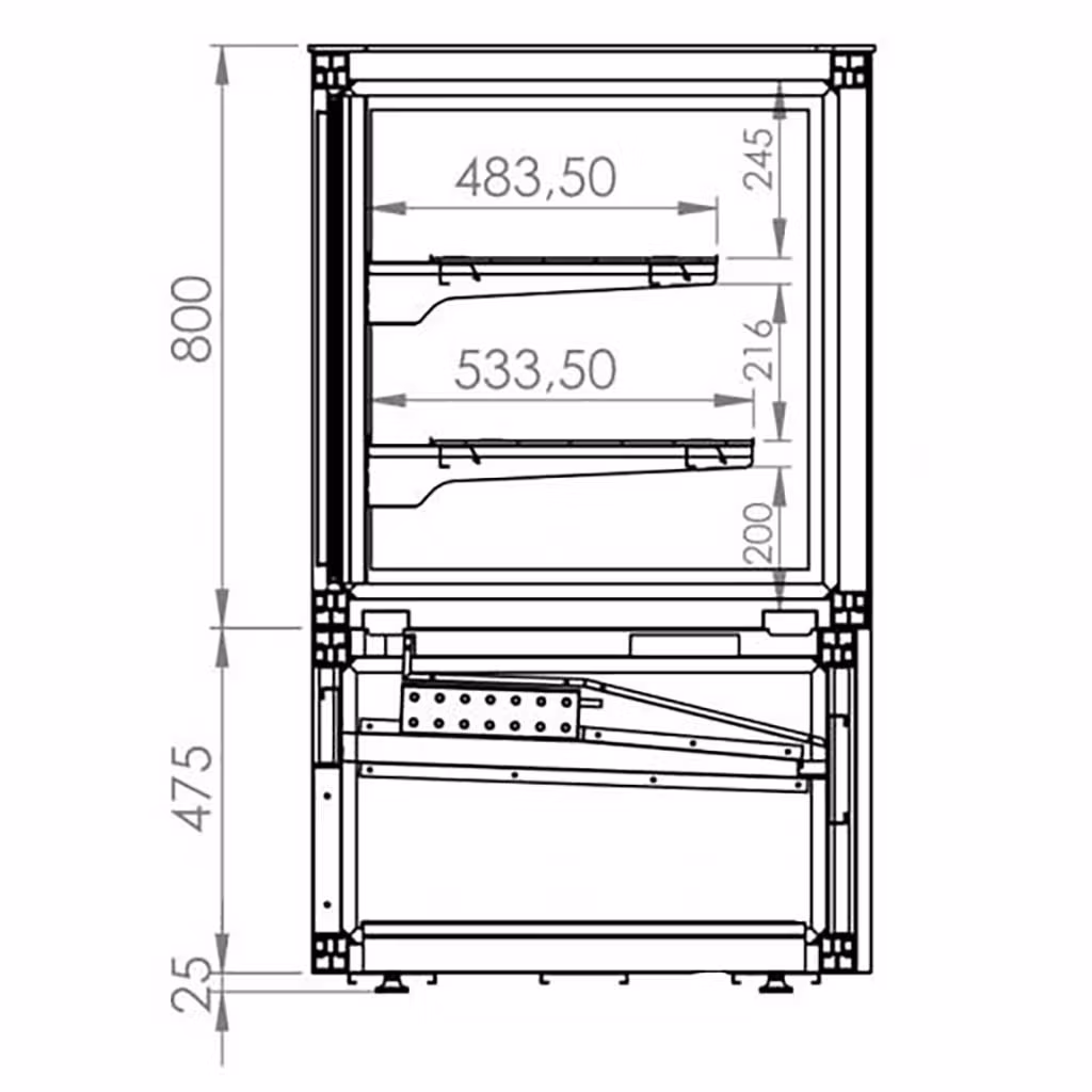 KÜHLVITRINE 375L – Bild 3